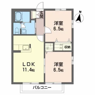 レトウワール【2階】の間取り