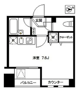 サンパティーク広尾【5階】の間取り