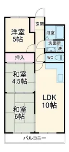 グランドメゾン四日市【2階】の間取り