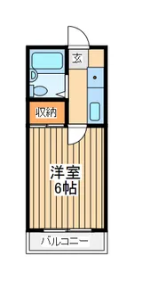 丸双ビル【2階】の間取り