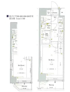 AXAS西新井【5階】の間取り