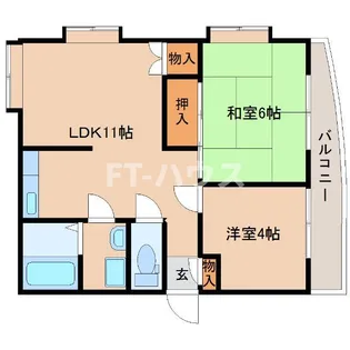 ヨーク津田沼【1階】の間取り