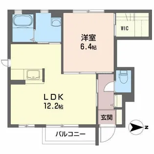 シャーメゾンAzzurri A【1階】の間取り