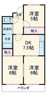 第2サンヨーマンション【5階】の間取り
