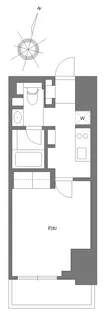 プライムメゾン千葉新町【4階】の間取り