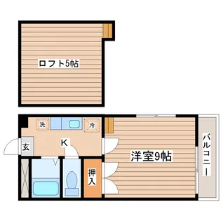 グレース・A【1階】の間取り