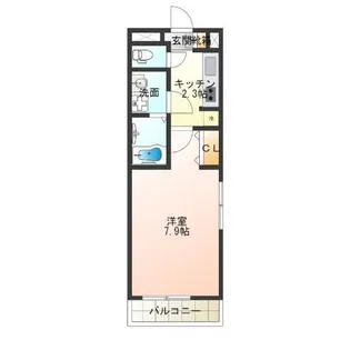 ホッパス【3階】の間取り