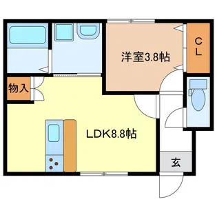 NOBLE IV【1階】の間取り