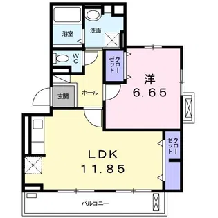 カーサ.S【2階】の間取り