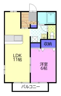 アリヴェール A【2階】の間取り
