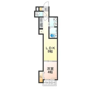 H-maison姫島III【1階】の間取り