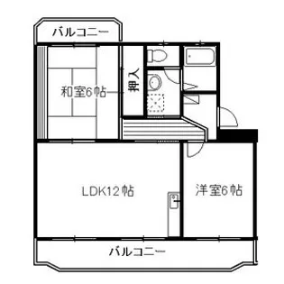 さくらハイツ【1階】の間取り