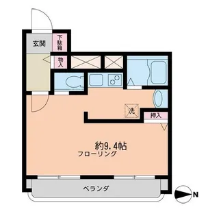 第3富喜マンション【5階】の間取り