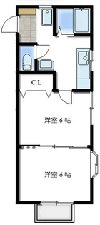 グランビュー岩沼II【1階】の間取り