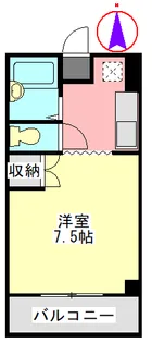 リアナ岐阜弐番館【4階】の間取り