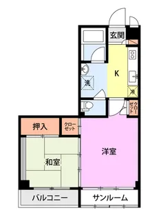 メゾンヒカリ【2階】の間取り