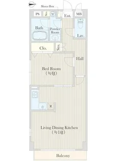 ガーデンクレスト【3階】の間取り