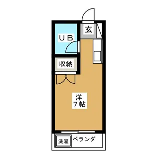 メゾン市川B棟【1階】の間取り