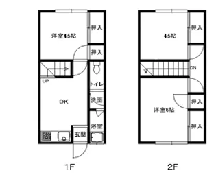 さつき荘3号室【1階】の間取り