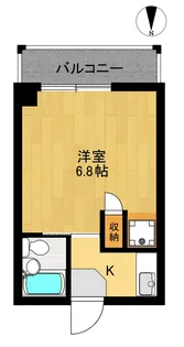 コーポオパール【3階】の間取り