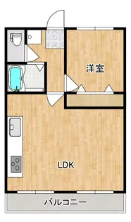 今泉ハイツ【1階】の間取り