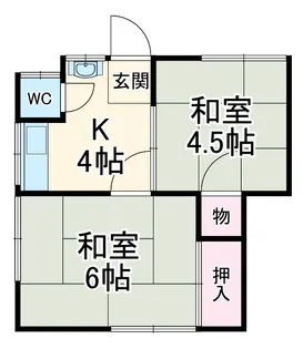 寿恵吉荘【1階】の間取り