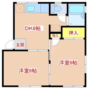 フレグランススリーゼ A棟【1階】の間取り