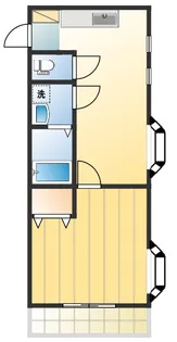 ブルーウェーブ【3階】の間取り