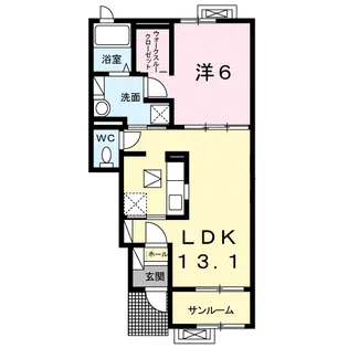 グランディール【1階】の間取り