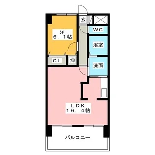 Oak【5階】の間取り