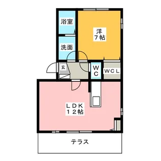 アルテ【1階】の間取り