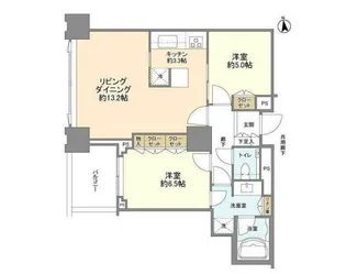 シティタワーズ豊洲 ザ・シンボル【25階】の間取り