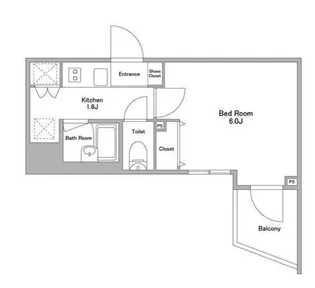 KDXレジデンス早稲田鶴巻【9階】の間取り