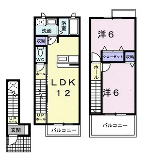 フィオーレ【2階】の間取り