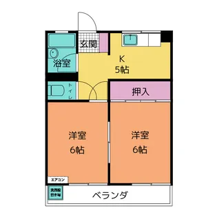 メゾン葵【2階】の間取り