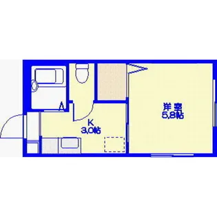 1Kの間取り画像