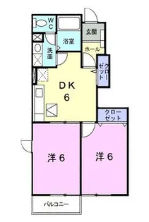 クレストールyou A【1階】の間取り