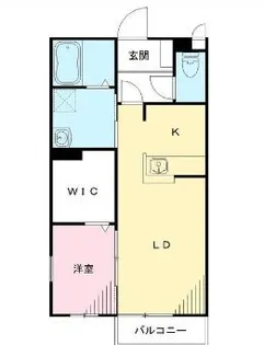 メルベーユコート B【2階】の間取り