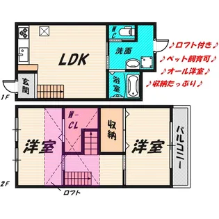 大阪府大阪市旭区赤川1【一戸建】の間取り