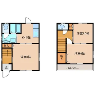 ミナミハラハイツ Cの間取り