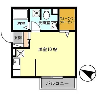 CUBE-AI【1階】の間取り