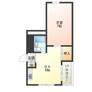 ハイツビックジョイ【4階】の間取り