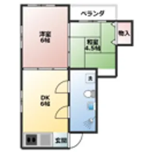 橋川ビル【3階】の間取り