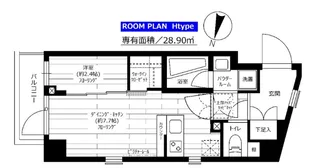 東京都世田谷区三宿1【マンション】の間取り