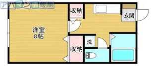 コーポ舟戸【1階】の間取り