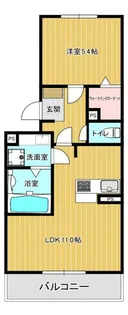 パークヴィラ合志I【1階】の間取り