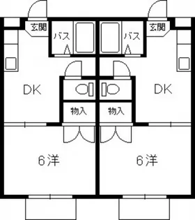 カナディアンおみかどA棟【1階】の間取り
