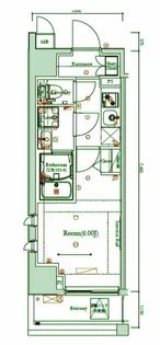 ガリシア武蔵小山【2階】の間取り