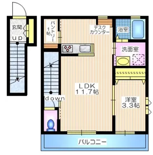 ブルーコートヴィラの間取り