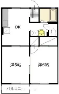 プレミール笹野【2階】の間取り